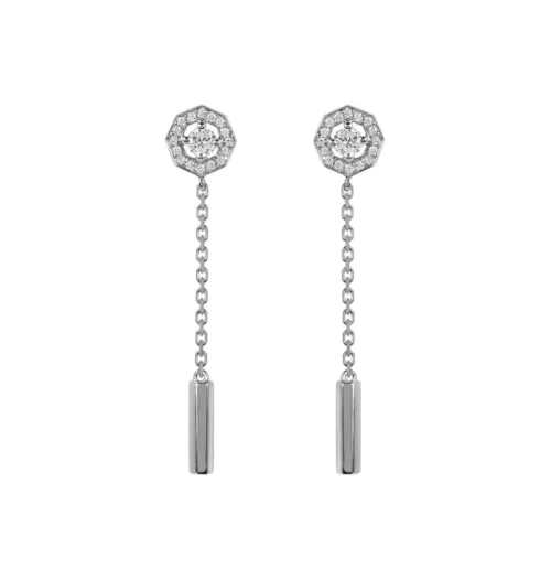 Portuguese Story Stud Solitaire Earrings
