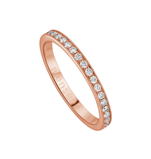 Eternity Line Gold Diamonds Ring