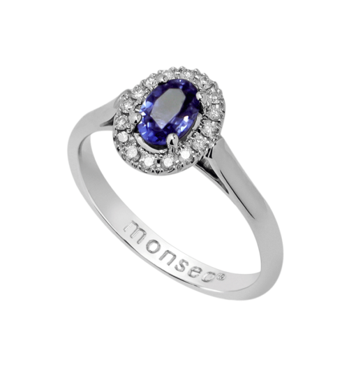 Oval Sapphire Diamonds Moments Ring