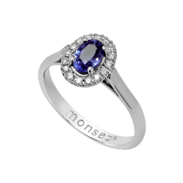 Oval Sapphire Diamonds Moments Ring